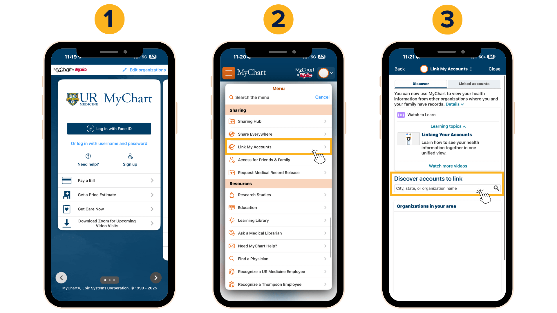 How to Link MyChart Accounts One Login for All Your Healthcare URMC